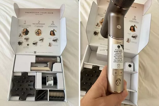 “鲨鱼造型工具可以在几秒钟内把我浓密的头发吹干,现在可以打八五折——这是忙碌妈妈们的必备品。”