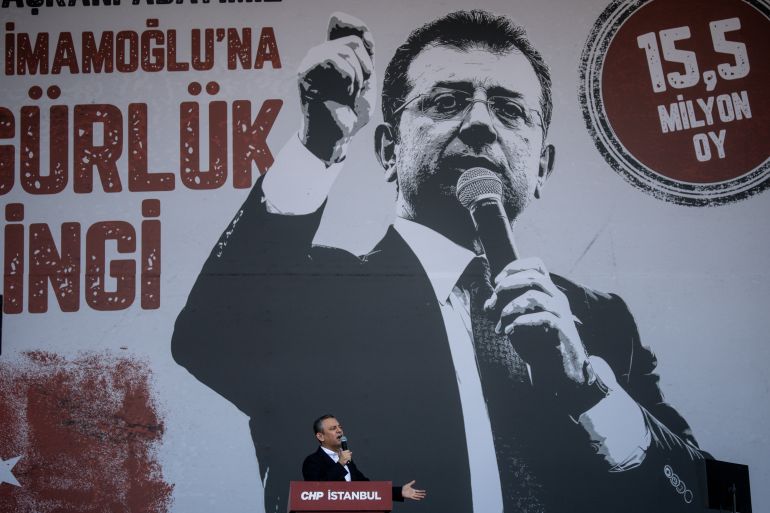 伊斯坦布尔被监禁的市长埃克里姆？伊玛莫格鲁（Ekrem Imamoglu）得到了多少支持？
